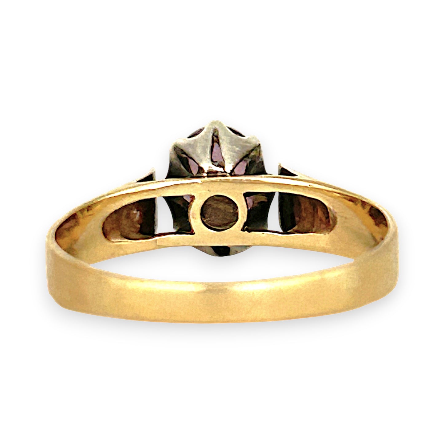 GOLD DEAL | 9ct Yellow & White Gold Twilight Sovereign Amethyst Ring