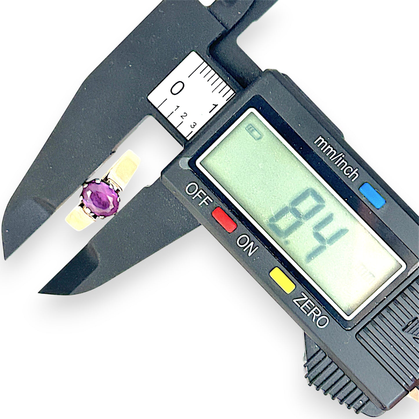 GOLD DEAL | 9ct Yellow & White Gold Twilight Sovereign Amethyst Ring