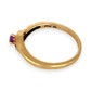 GOLD DEAL | 9ct Gold Michael Hill Violet Orbit Amethyst Ring with Sculpted Split Band