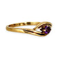 GOLD DEAL | 9ct Gold Michael Hill Violet Orbit Amethyst Ring with Sculpted Split Band