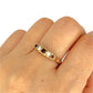 GOLD DEAL | 9ct Gold Garnet & CZ Five-Stone Ring - Symphony in Crimson