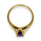 GOLD DEAL | 9ct Gold Luna Violet Amethyst Ring Size N