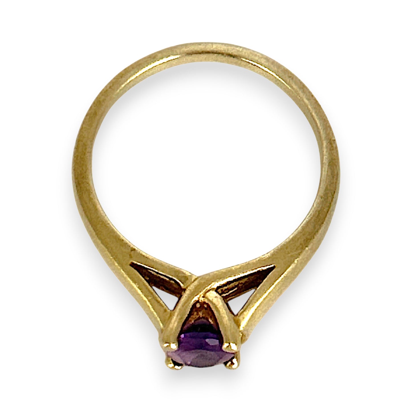GOLD DEAL | 9ct Gold Luna Violet Amethyst Ring Size N