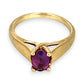 GOLD DEAL | 9ct Gold Luna Violet Amethyst Ring Size N