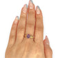 GOLD DEAL | 9ct Gold Luna Violet Amethyst Ring Size N