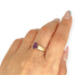 GOLD DEAL | 9ct Gold Luna Violet Amethyst Ring Size N
