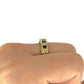 GOLD DEAL | 9ct (9K) Gold Midnight Gleam Sapphire & Diamond Band Ring O