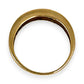 GOLD DEAL | 9ct (9K) Gold Midnight Gleam Sapphire & Diamond Band Ring O