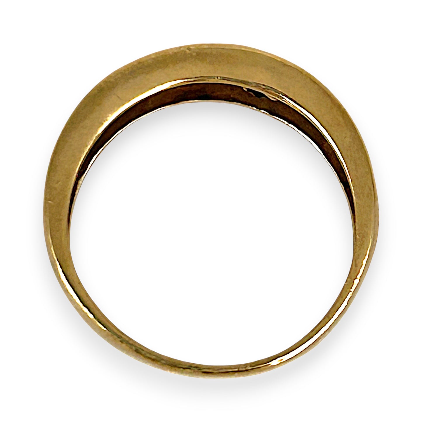 GOLD DEAL | 9ct (9K) Gold Midnight Gleam Sapphire & Diamond Band Ring O