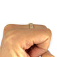 GOLD DEAL | 21K Gold Ring with Multiple CZ, Size O1/2