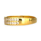 GOLD DEAL | 21K Gold Ring with Multiple CZ, Size O1/2