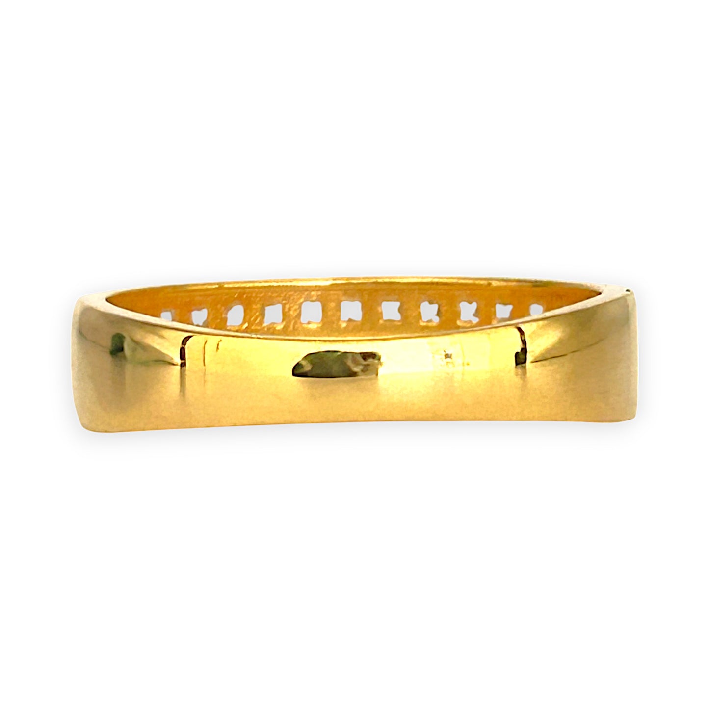 GOLD DEAL | 21K Gold Ring with Multiple CZ, Size O1/2