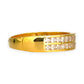 GOLD DEAL | 21K Gold Ring with Multiple CZ, Size O1/2