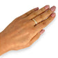 GOLD DEAL | 21K Gold Ring with Multiple CZ, Size O1/2