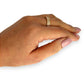 GOLD DEAL | 21K Gold Ring with Multiple CZ, Size O1/2