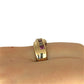 GOLD DEAL | 9ct (9K) Gold Blush Harmony Pink Sapphire & Diamond Ring Size N