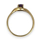 GOLD DEAL | 9ct Gold Twilight Spark Amethyst & Diamond Ring Size P 1/