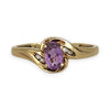 GOLD DEAL | 9ct Gold Twilight Spark Amethyst & Diamond Ring Size P 1/