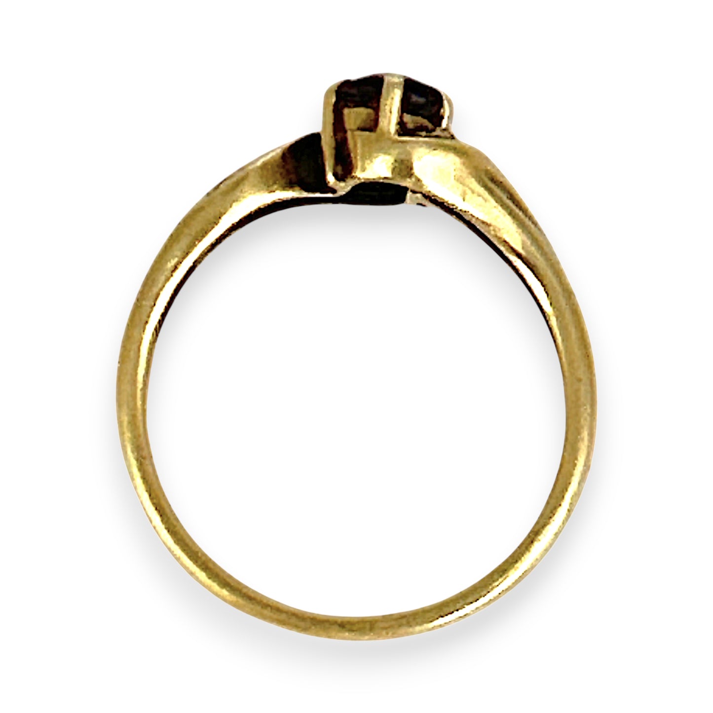 GOLD DEAL | 9ct (9K) Gold Amethyst Elegance Ring with Diamonds