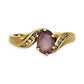 GOLD DEAL | 9ct (9K) Gold Amethyst Elegance Ring with Diamonds