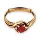 GOLD DEAL | 9ct Gold Crimson Whisper Ruby & Diamond Ring with a Size Adjuster