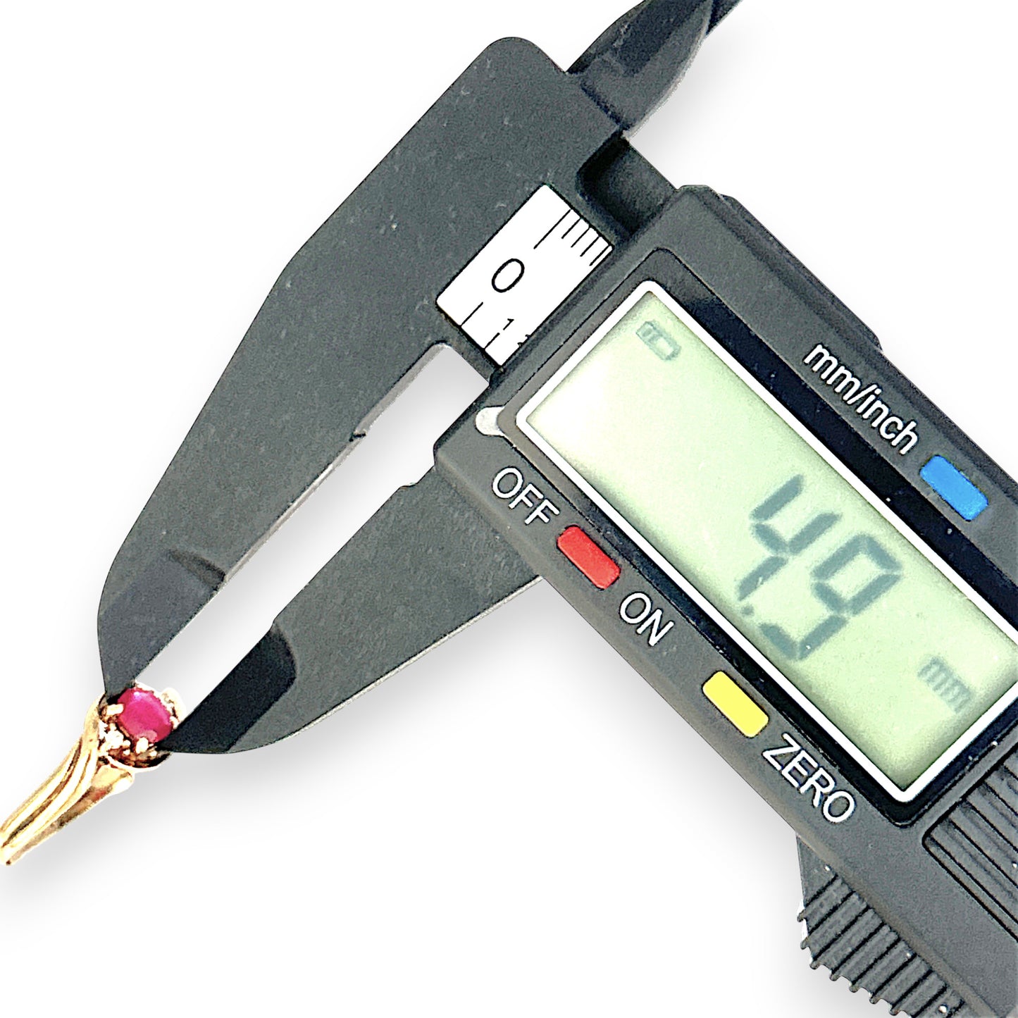 GOLD DEAL | 9ct Gold Crimson Whisper Ruby & Diamond Ring with a Size Adjuster