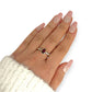 GOLD DEAL | 9ct (9K) Gold Crimson Grace Ruby & Diamond Ring Size P