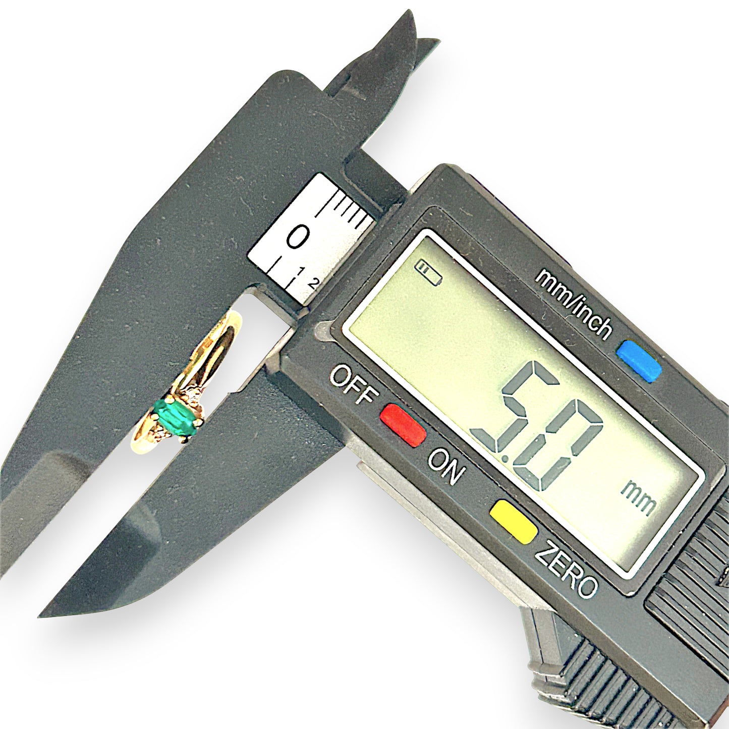 GOLD DEAL | 9ct Gold Embrace Ring – Vivid Emerald & Diamond Accents