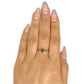 GOLD DEAL | 9ct Gold Embrace Ring – Vivid Emerald & Diamond Accents
