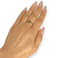 GOLD DEAL | 9ct Gold Embrace Ring – Vivid Emerald & Diamond Accents
