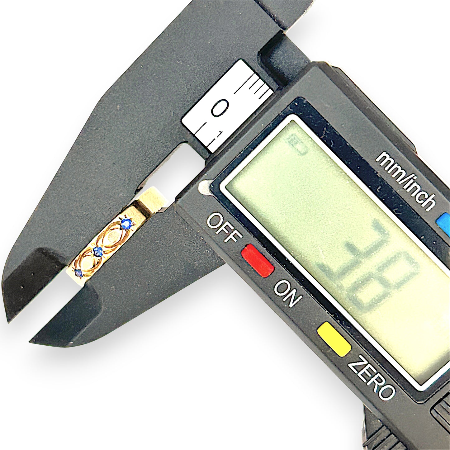 GOLD DEAL | 9ct Gold Celestial Band – Blue Sapphire Star Trio