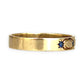 GOLD DEAL | 9ct Gold Celestial Band – Blue Sapphire Star Trio