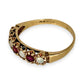 GOLD DEAL | 9ct Gold Crimson Glow – Vintage Garnet & Opal Ring Size R