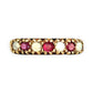 GOLD DEAL | 9ct Gold Crimson Glow – Vintage Garnet & Opal Ring Size R