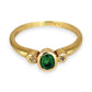 GOLD DEAL | 9kt Gold Emerald Heirloom Ring Size Z 1/2