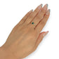 GOLD DEAL | 9kt Gold Emerald Heirloom Ring Size Z 1/2