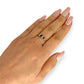 GOLD DEAL | 9ct (9K) Gold Verdant Spark Emerald & Diamond Ring Size N