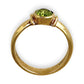 GOLD DEAL | 9ct Gold Peridot Ring – A Burst of Yellow-Green Radiance