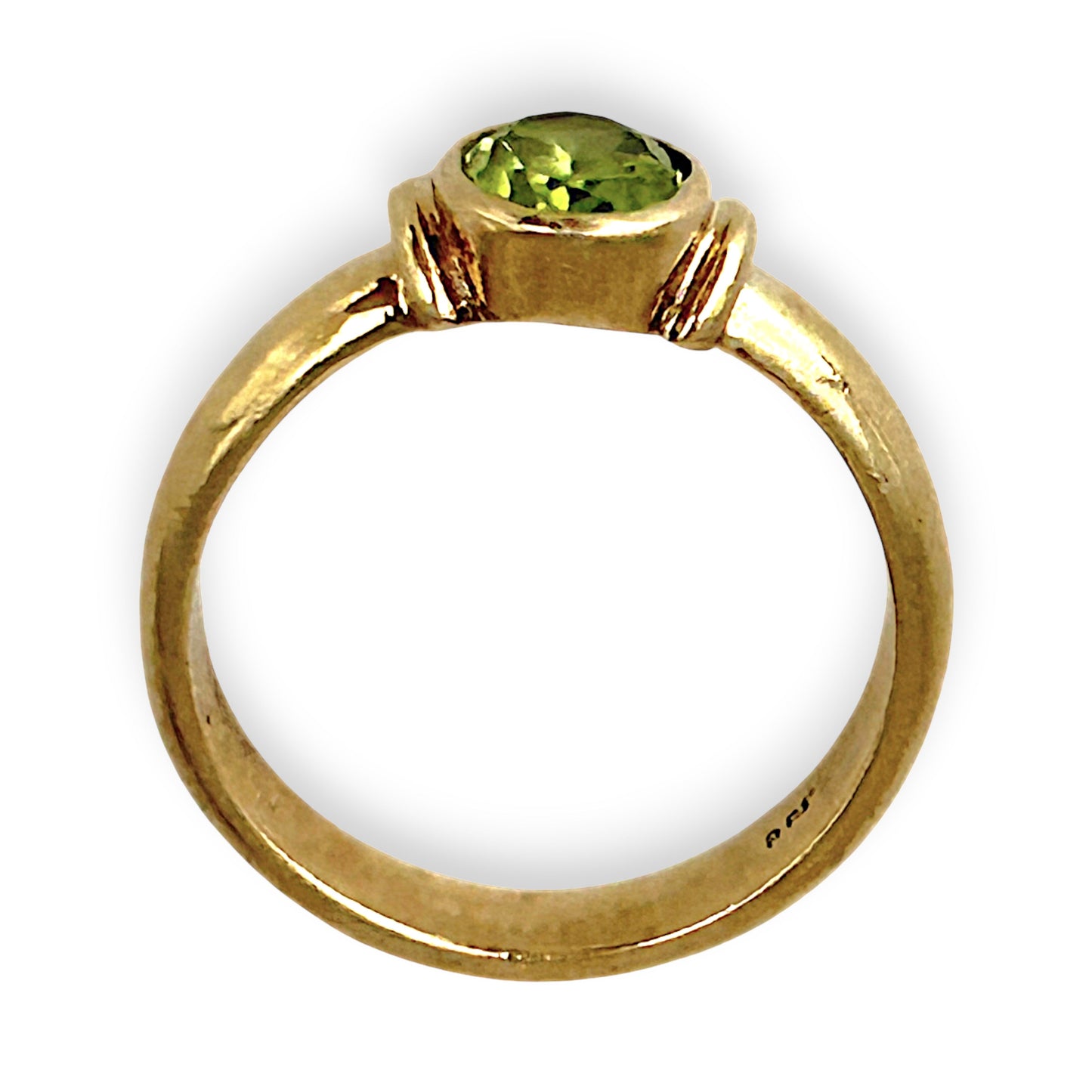 GOLD DEAL | 9ct Gold Peridot Ring – A Burst of Yellow-Green Radiance