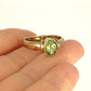GOLD DEAL | 9ct Gold Peridot Ring – A Burst of Yellow-Green Radiance