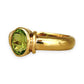 GOLD DEAL | 9ct Gold Peridot Ring – A Burst of Yellow-Green Radiance