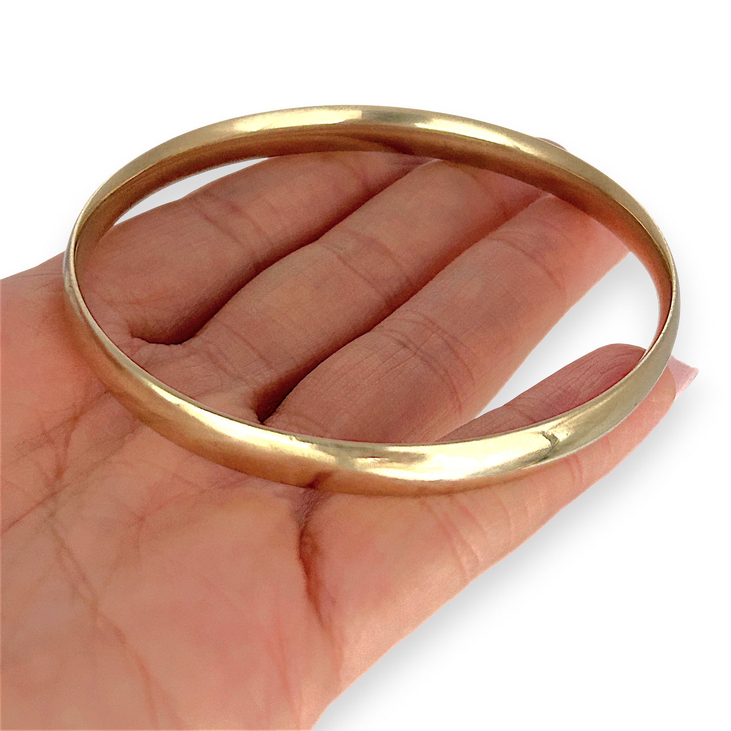 GOLD DEAL | 10ct (10K) NZ Gold MHJ Signature Classic Solid 30.66g Bangle