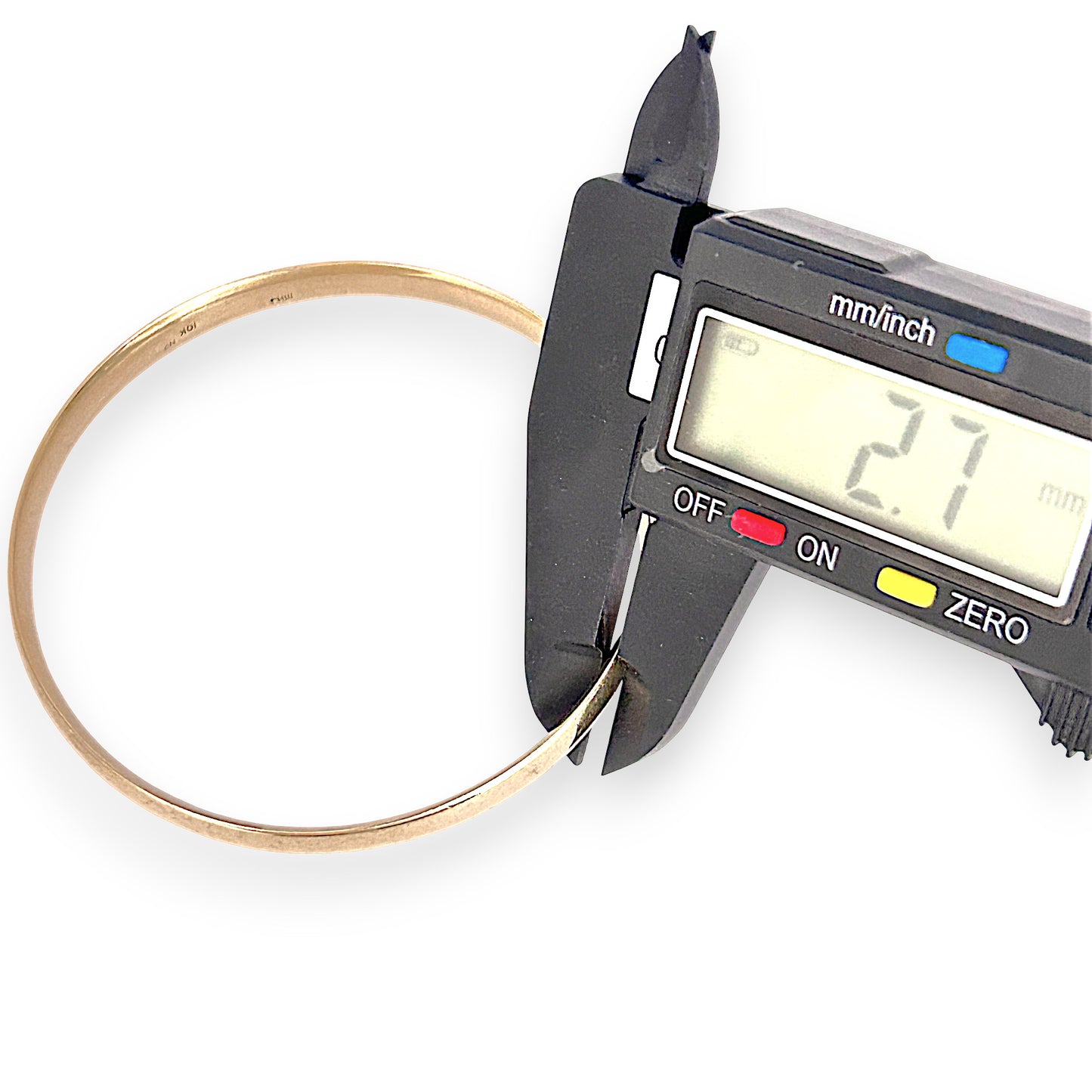 GOLD DEAL | 10ct (10K) NZ Gold MHJ Signature Classic Solid 30.66g Bangle