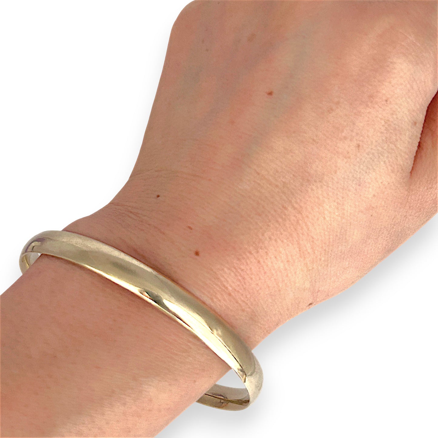 GOLD DEAL | 10ct (10K) NZ Gold MHJ Signature Classic Solid 30.66g Bangle