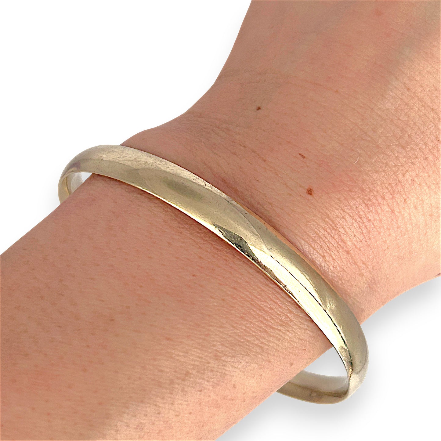 GOLD DEAL | 10ct (10K) NZ Gold MHJ Signature Classic Solid 30.66g Bangle