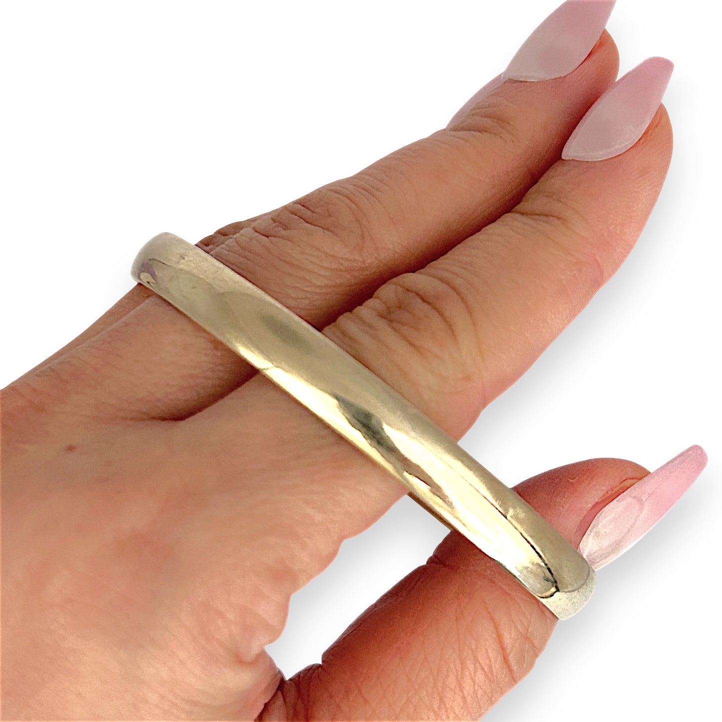 GOLD DEAL | 10ct (10K) NZ Gold MHJ Signature Classic Solid 30.66g Bangle