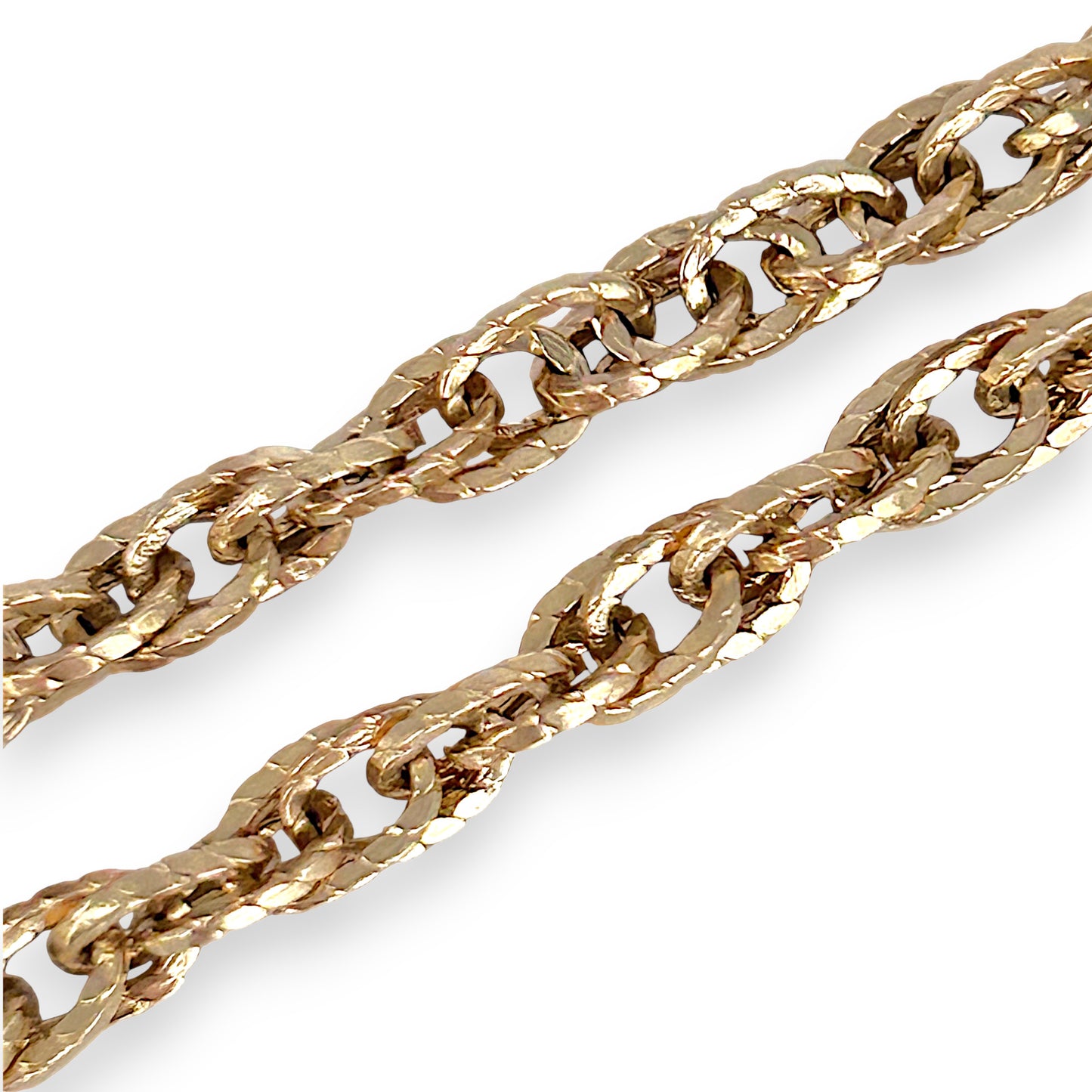 GOLD DEAL | 10ct (10K) Multilink Gold Bracelet 19cm Textured Elegance by Michael HIll