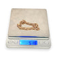 GOLD DEAL | 10ct (10K) Multilink Gold Bracelet 19cm Textured Elegance by Michael HIll