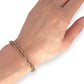 GOLD DEAL | 10ct (10K) Multilink Gold Bracelet 19cm Textured Elegance by Michael HIll