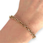 GOLD DEAL | 10ct (10K) Multilink Gold Bracelet 19cm Textured Elegance by Michael HIll